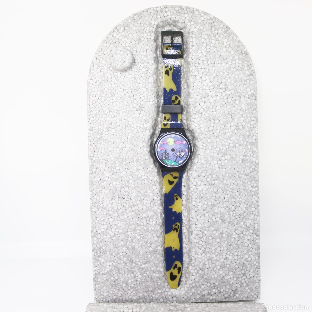 Rel&oacute;gios - Swatch: 1992 - SWATCH THE CLUB - GEISTERSTUND - modelo GB192