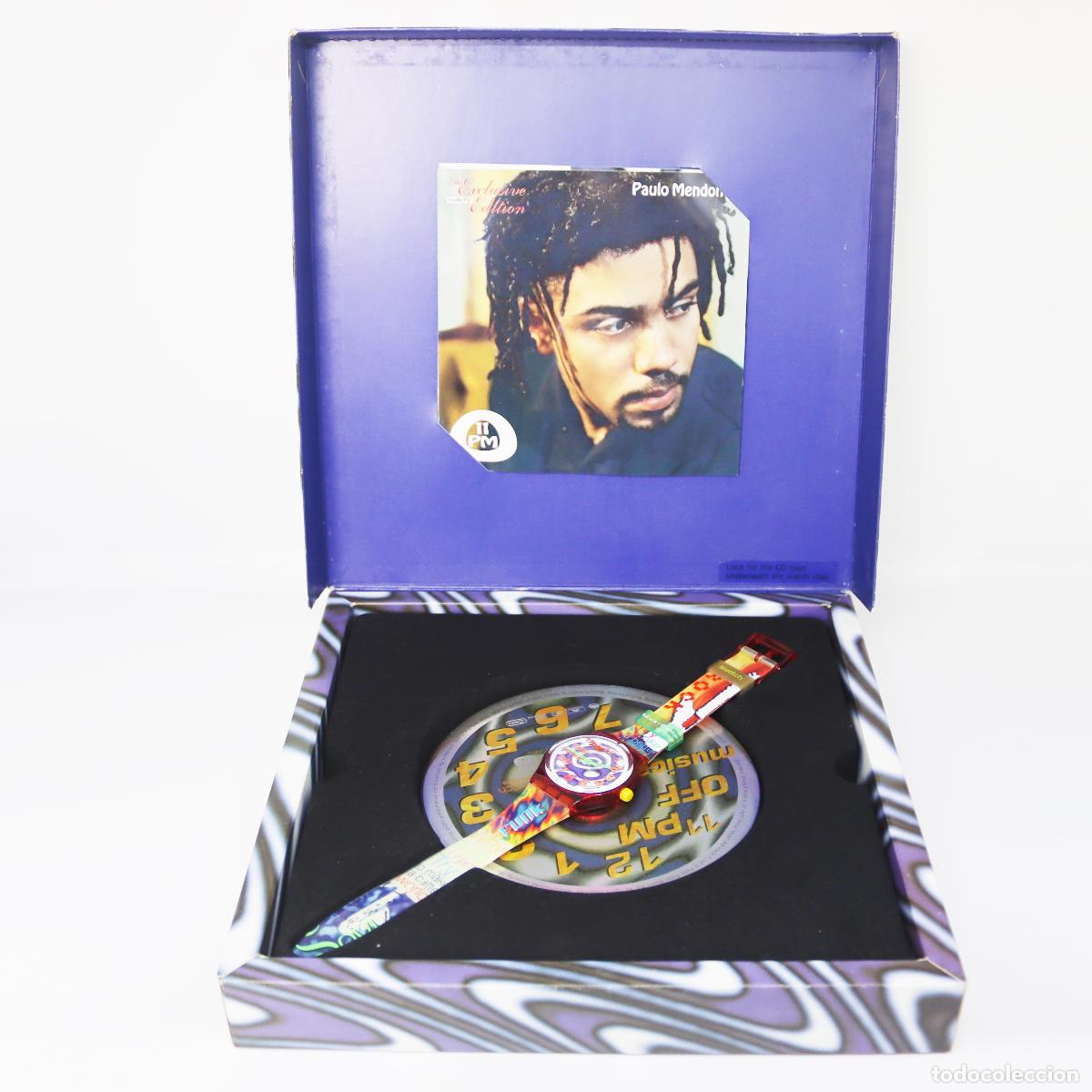 Rel&oacute;gios - Swatch: 1995 - SWATCH THE CLUB - PAULO MENDONCA-11 PM - modelo SLZ103