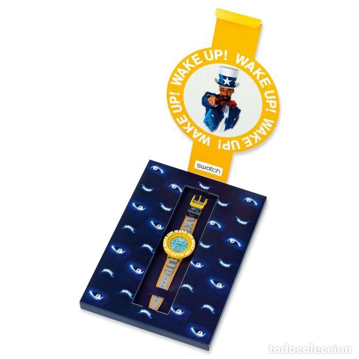 Rel&oacute;gios - Swatch: 1999 - SWATCH THE CLUB - WAKE UP - BY SPIKE LEE - modelo SBZ104