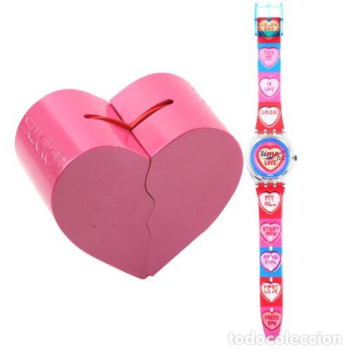Rel&oacute;gios - Swatch: 1999 - SWATCH THE CLUB - TIME FOR LOVE - modelo GK293