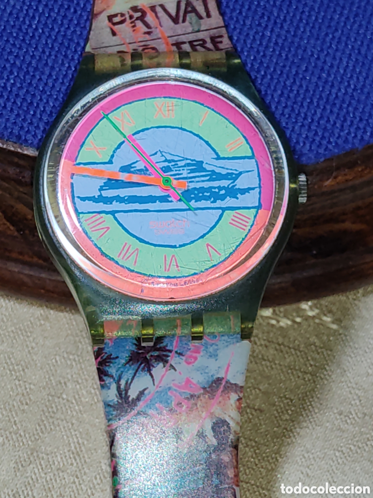 Relojes - Swatch: Reloj Swatch Vintage - 1993,funcionando - Foto 2