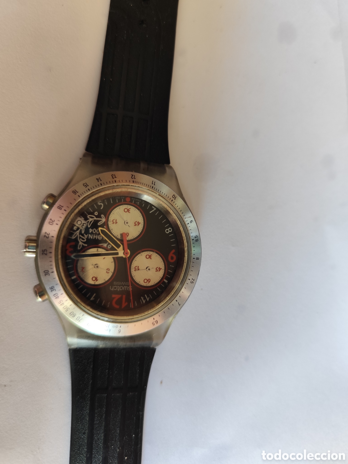 Relojes - Swatch: Reloj Swatch Negro/Plateado
