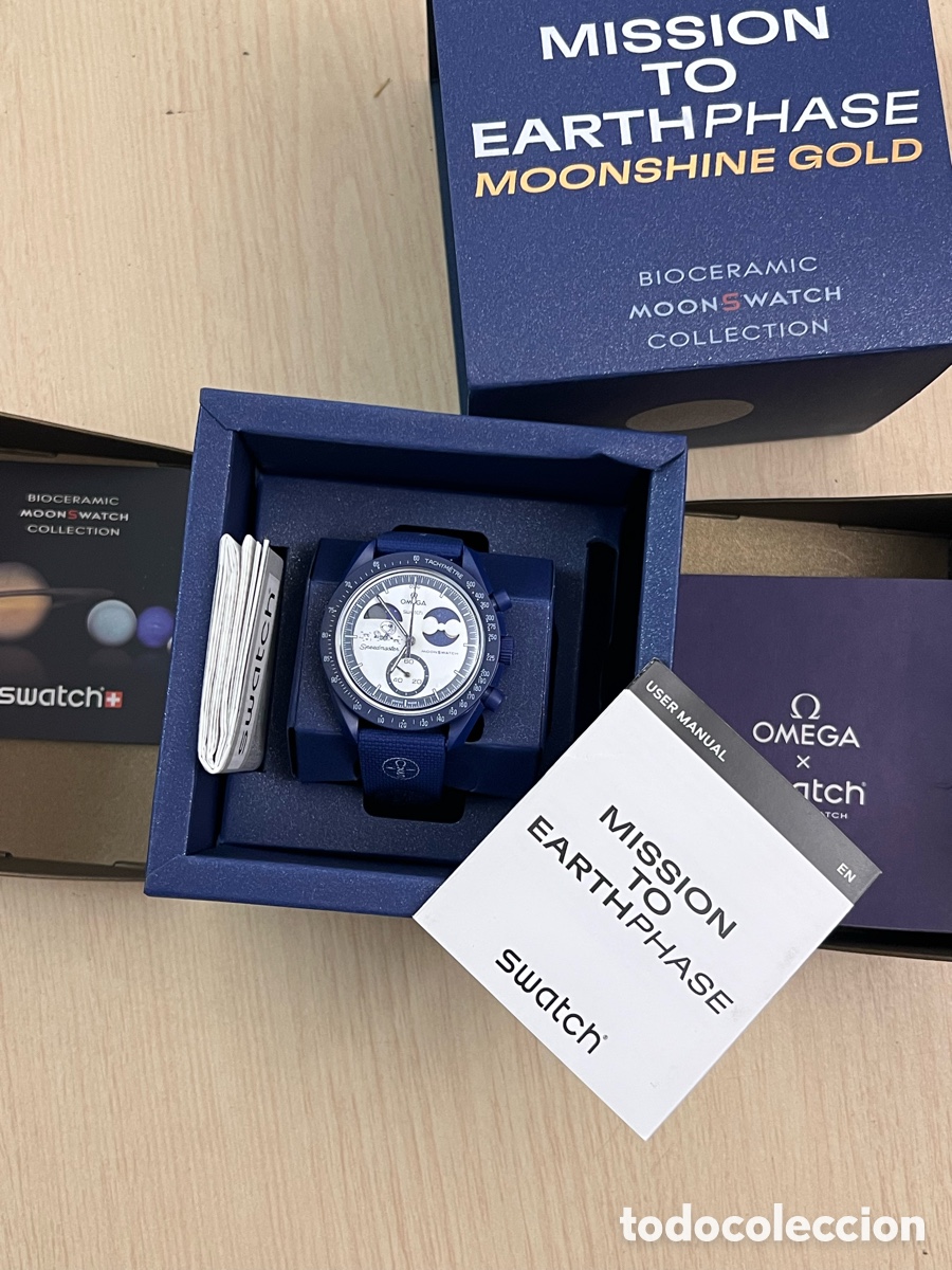 Relojes - Swatch: Reloj swatch monswatch X omega mission To earthphase