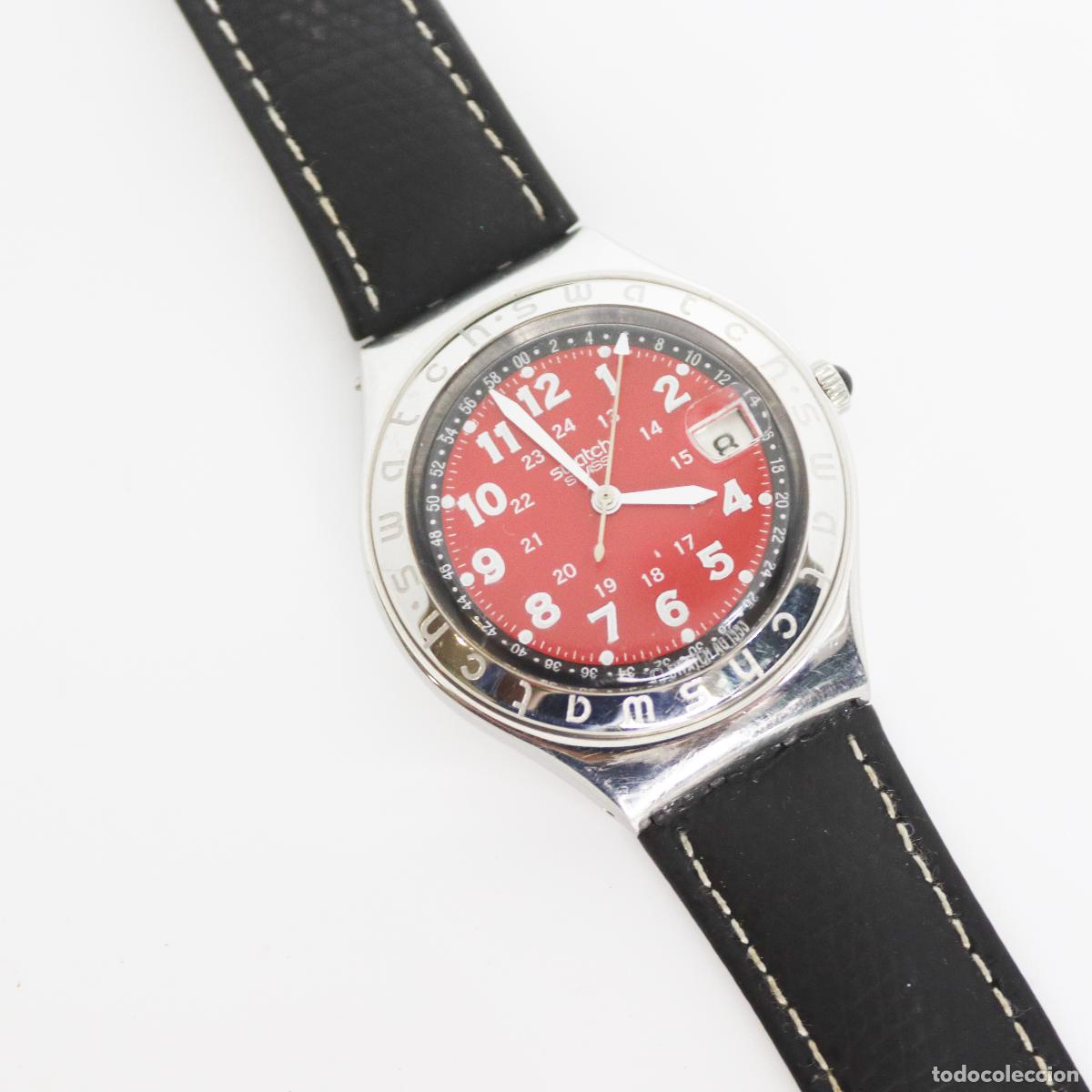 Relojes - Swatch: 1997 - SWATCH IRONY - HAPPY JOE RED - modelo YGS408C - Foto 4
