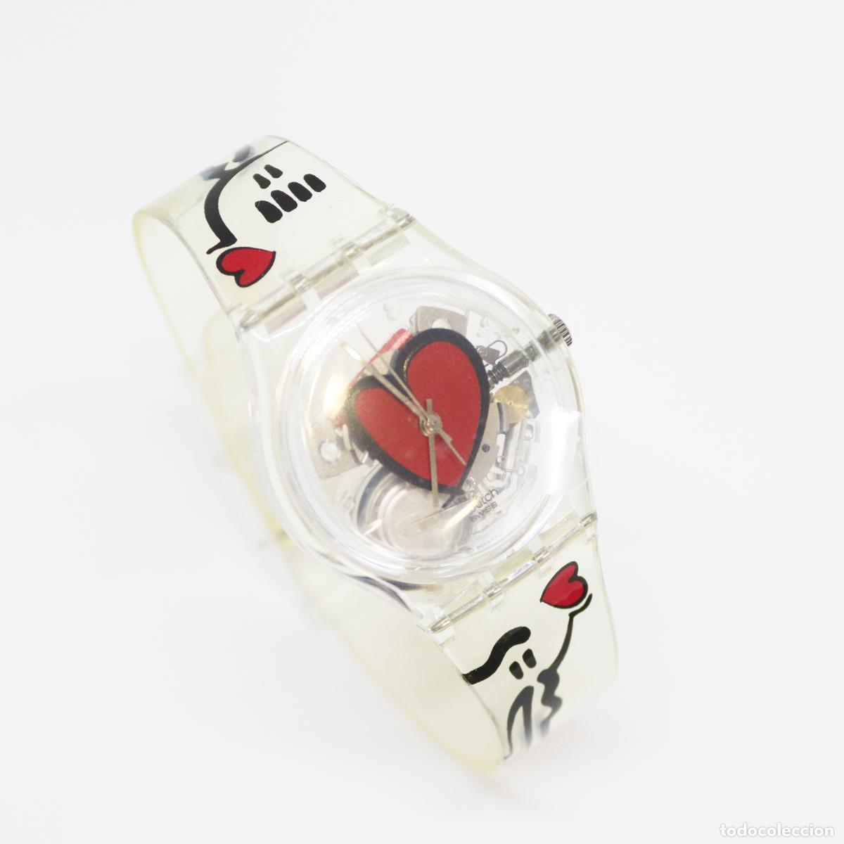 Relojes - Swatch: 2002 - SWATCH THE CLUB - CUPIDS BOW - modelo GK371 - Foto 2