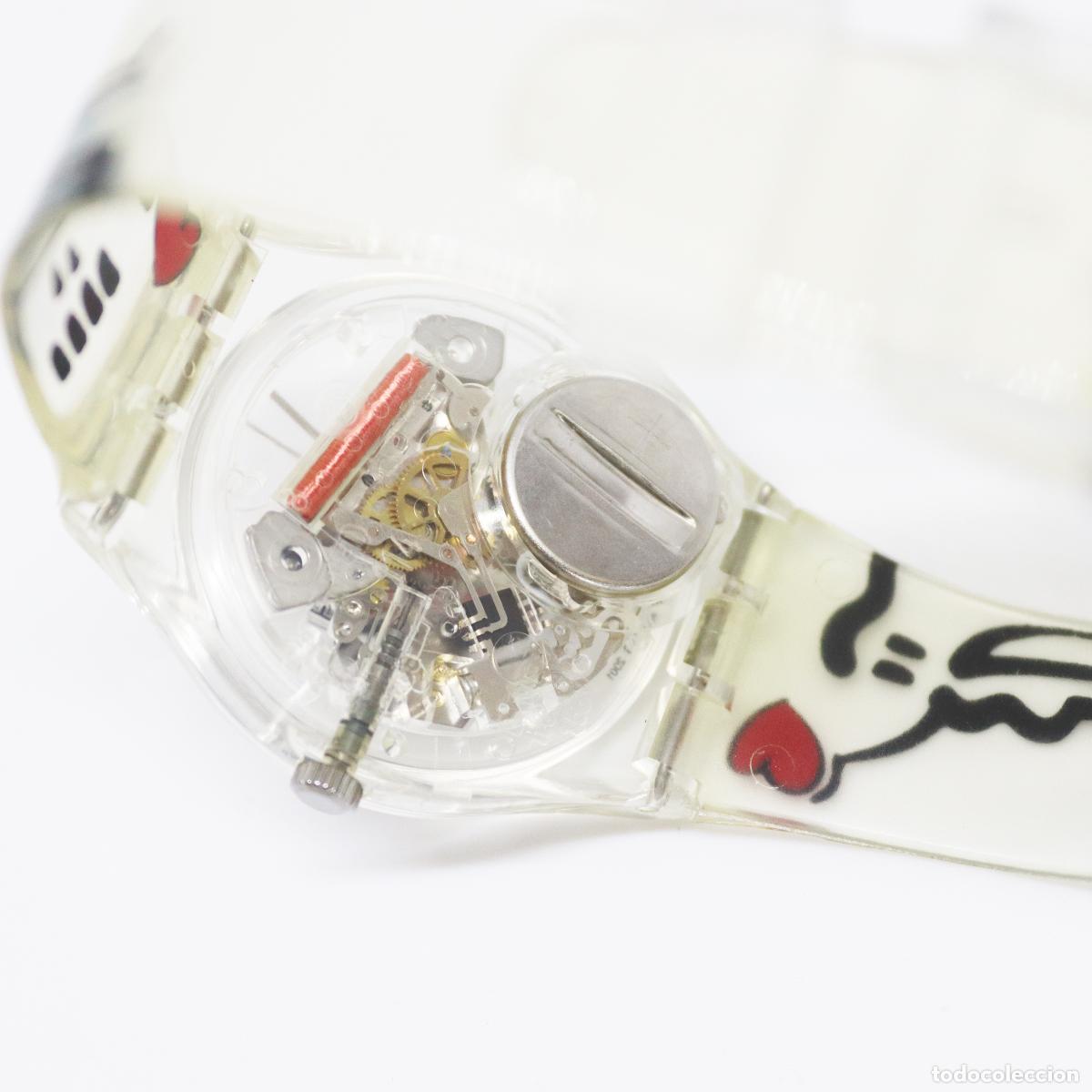 Relojes - Swatch: 2002 - SWATCH THE CLUB - CUPIDS BOW - modelo GK371 - Foto 3