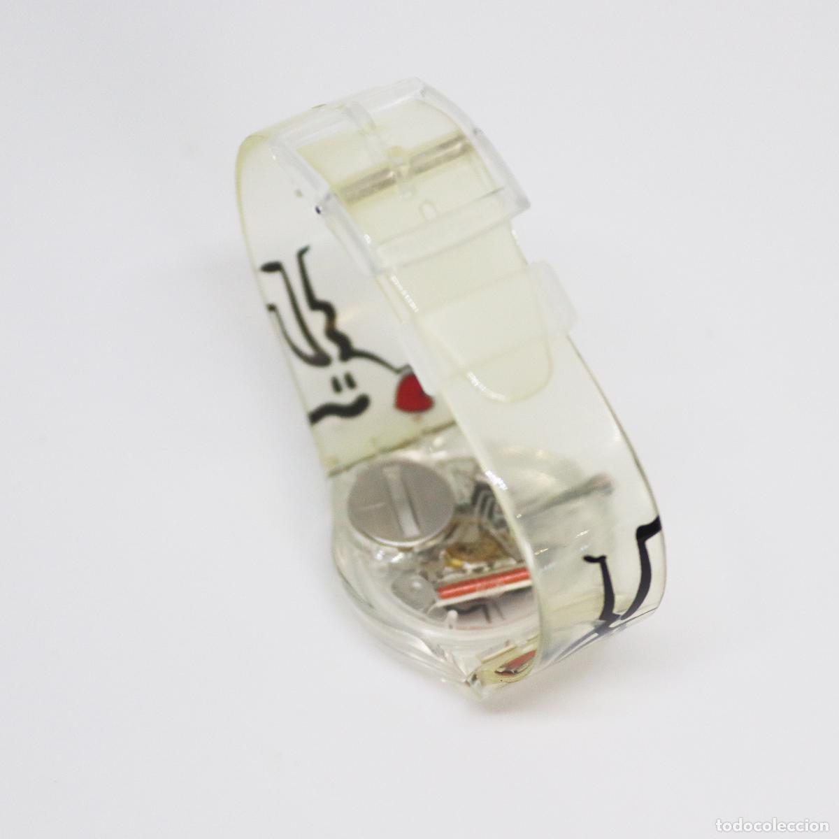Relojes - Swatch: 2002 - SWATCH THE CLUB - CUPIDS BOW - modelo GK371 - Foto 5