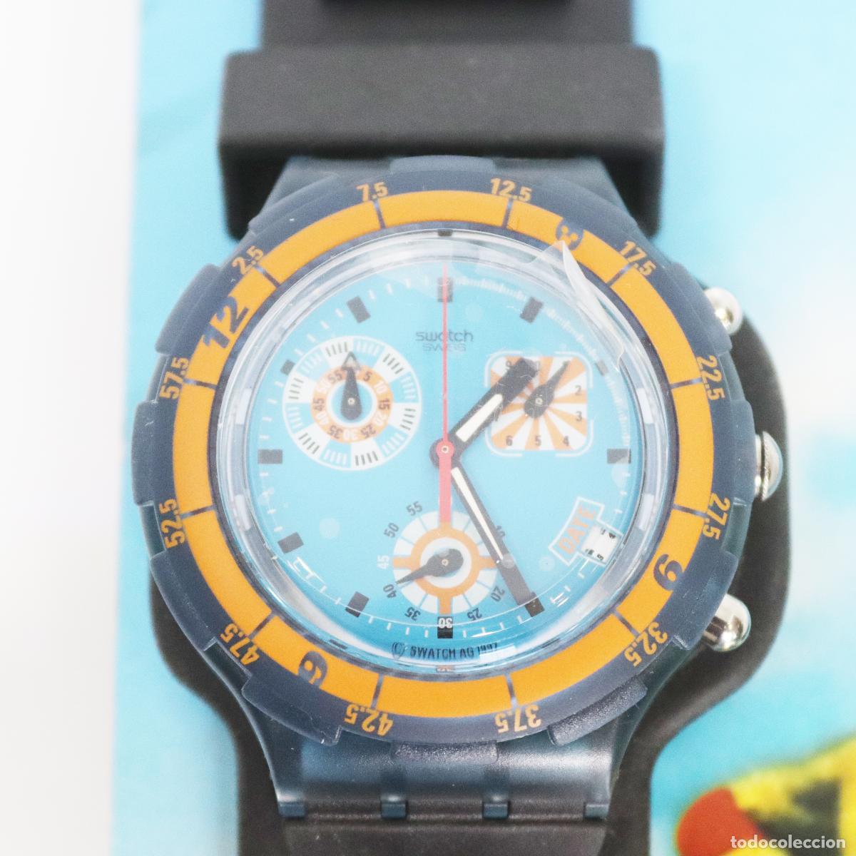 Relojes - Swatch: 1994 - SWATCH VINTAGE - TRACKING - modelo SBN400 - Foto 3