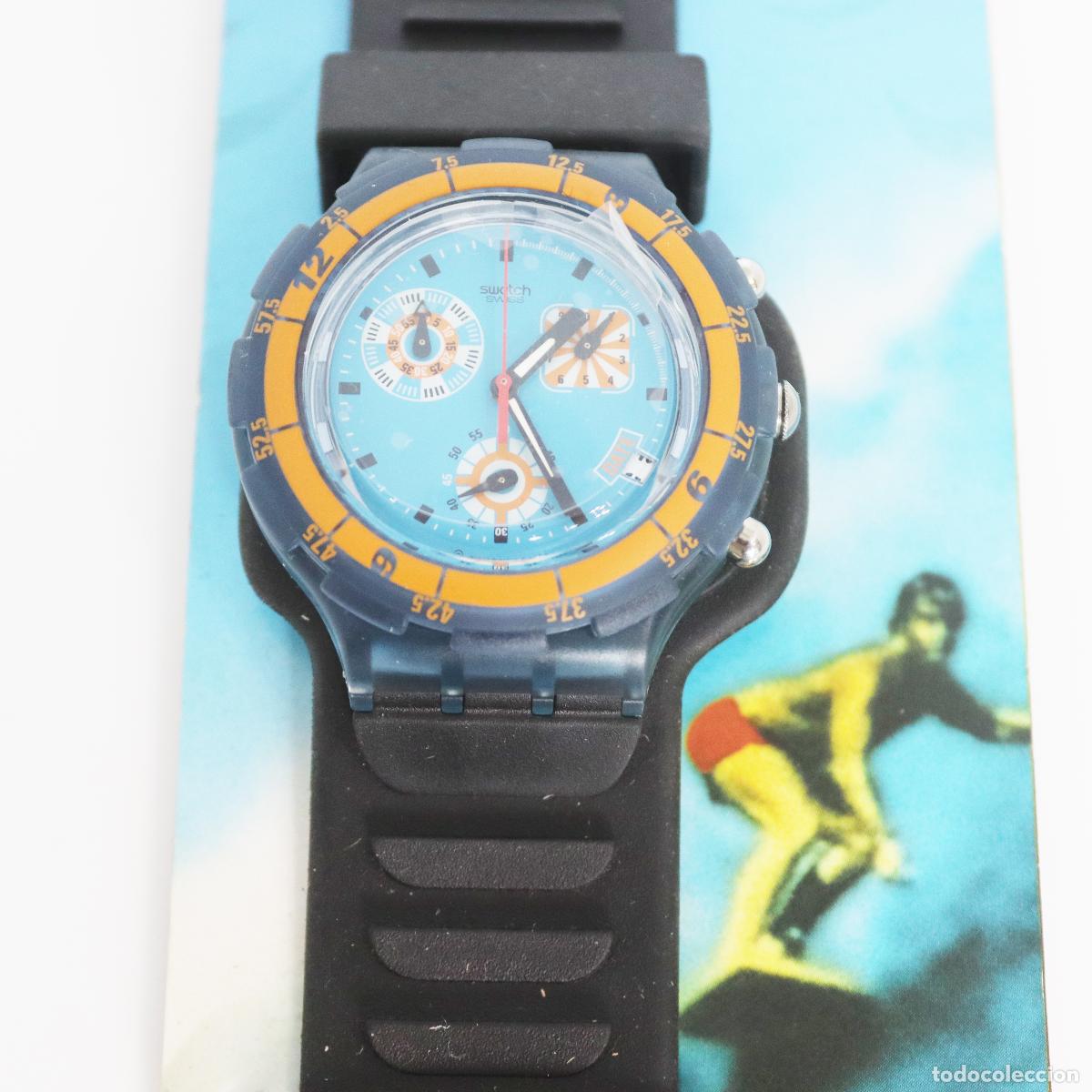 Relojes - Swatch: 1994 - SWATCH VINTAGE - TRACKING - modelo SBN400 - Foto 4
