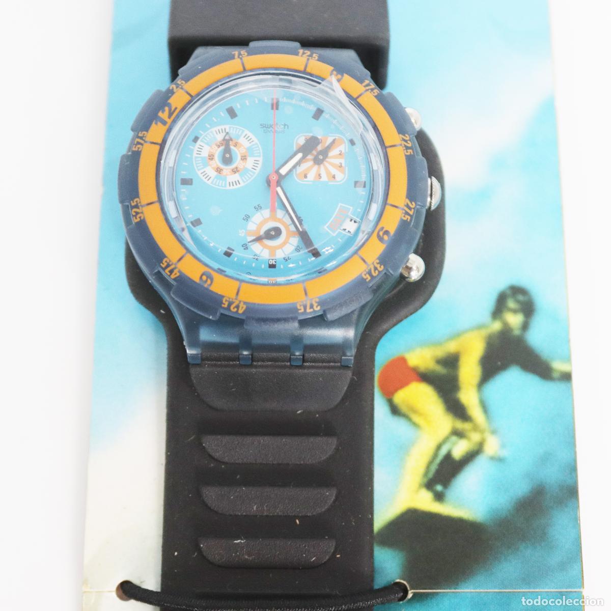 Relojes - Swatch: 1994 - SWATCH VINTAGE - TRACKING - modelo SBN400 - Foto 6