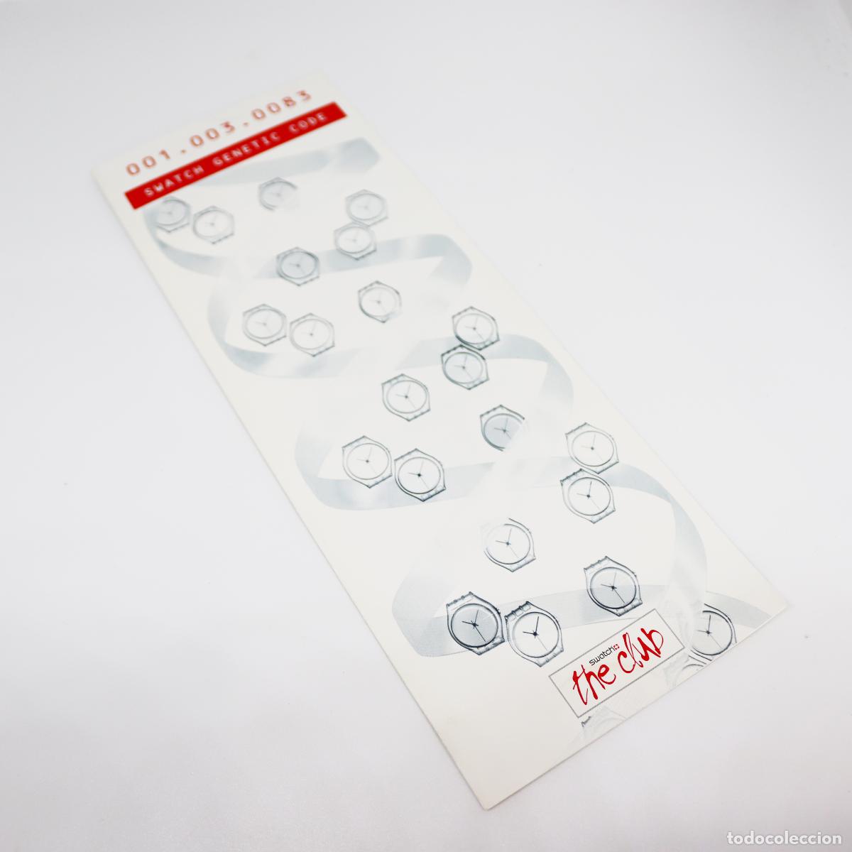 Relojes - Swatch: 2000 - SWATCH THE CLUB - RED BOX (GENETIC CODE) - modelo GZ164PACK3 - Foto 4
