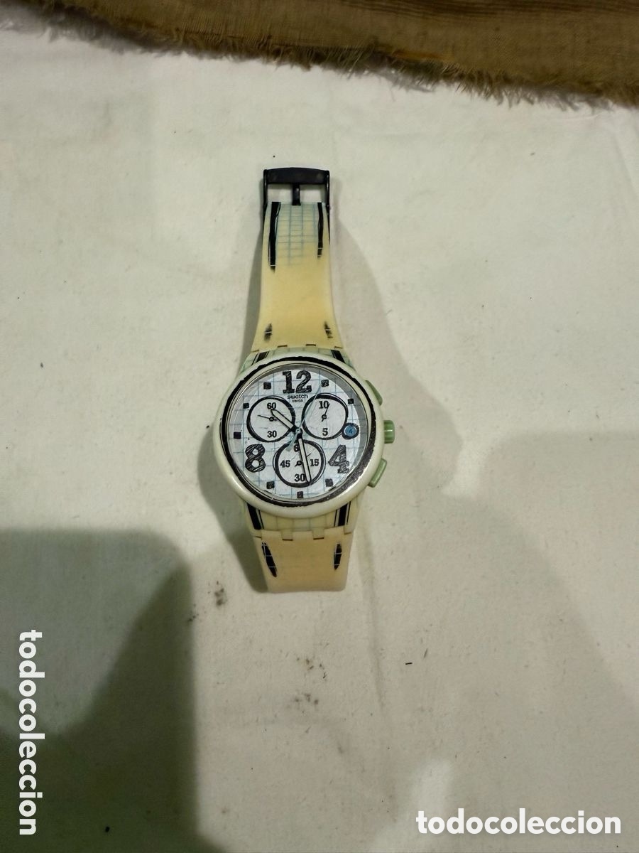 Uhren - Swatch: Reloj Swatch JUST ENJOY SUSW403 cron&oacute;grafo original funcionando perfecto colecci&oacute;n