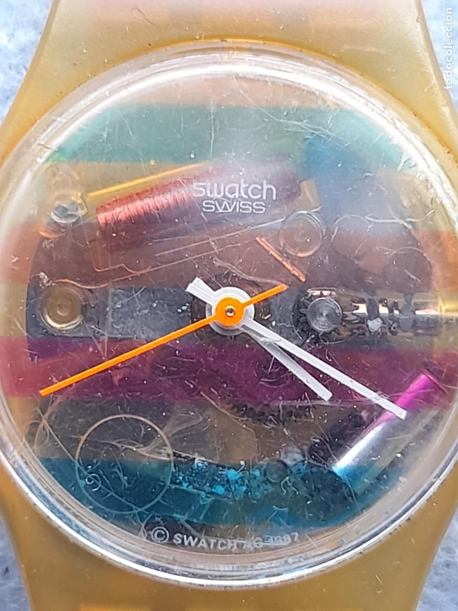 Relojes - Swatch: Reloj Marca Swatch de Cuarzo para Dama. - Foto 3