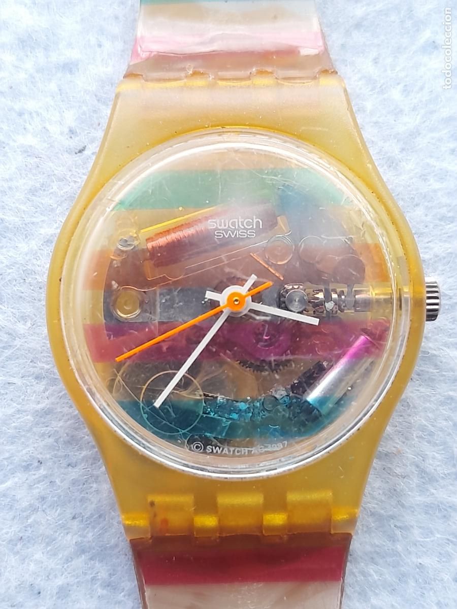 Relojes - Swatch: Reloj Marca Swatch de Cuarzo para Dama. - Foto 9