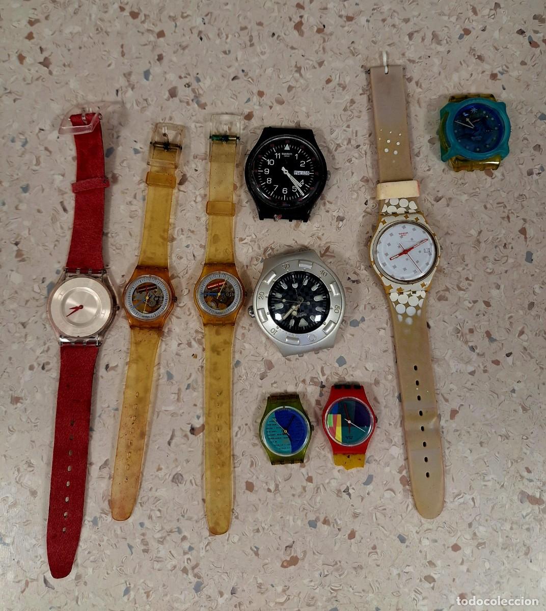 Relojes - Swatch: Lote 9 Rel&oacute;gios Swatch Originais Vintage