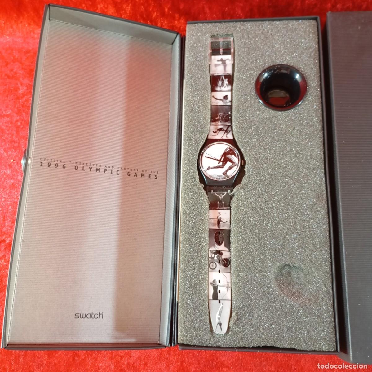Relojes - Swatch: RELOJ SWATCH - OLYMPICS PORTRAITS BIRTH YEAR - ANNIE LEIBOVITZ 1996 - GB178 - EN CAJA- VINTAGE / 253