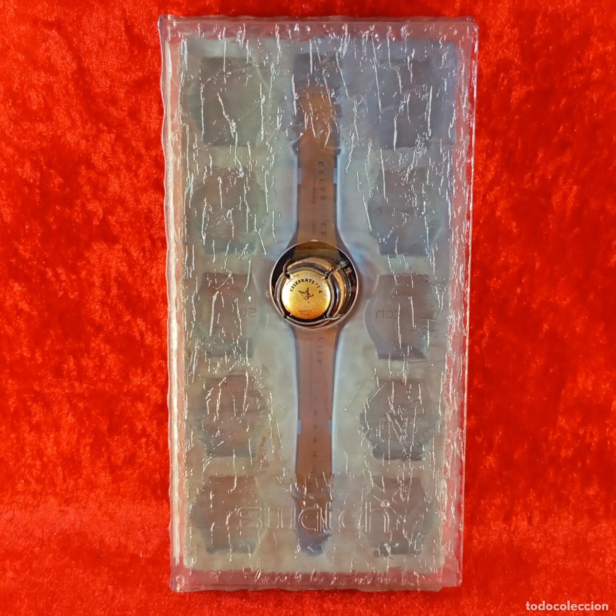 Relojes - Swatch: RELOJ SWATCH - CELEBRATE LIFE 1998 - XMAS SPECIAL SPARKLING LIFE GZ902 - CHAMPAGNE - VINTAGE / 254