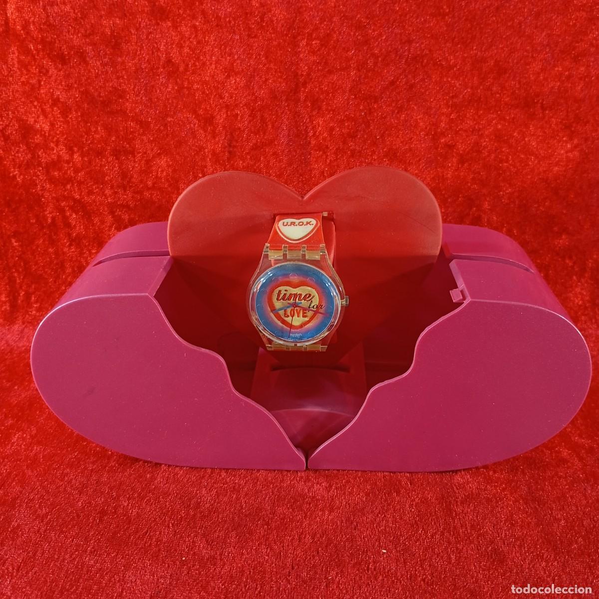 Relojes - Swatch: RELOJ SWATCH - TIME FOR LOVE - SAN VALENT&Iacute;N - 1999 - GK293 - EDICI&Oacute;N LIMITADA - VINTAGE / 258