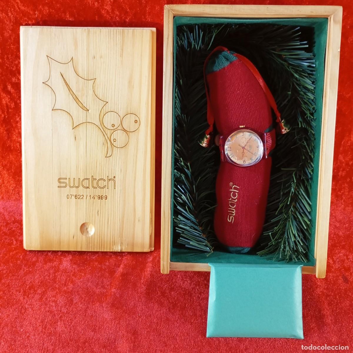 Relojes - Swatch: RELOJ SWATCH - HOLLY JOY - CALCET&Iacute;N NAVIDE&Ntilde;O - NAVIDAD - 2004 - XMAS - GZ189S - VINTAGE / 259
