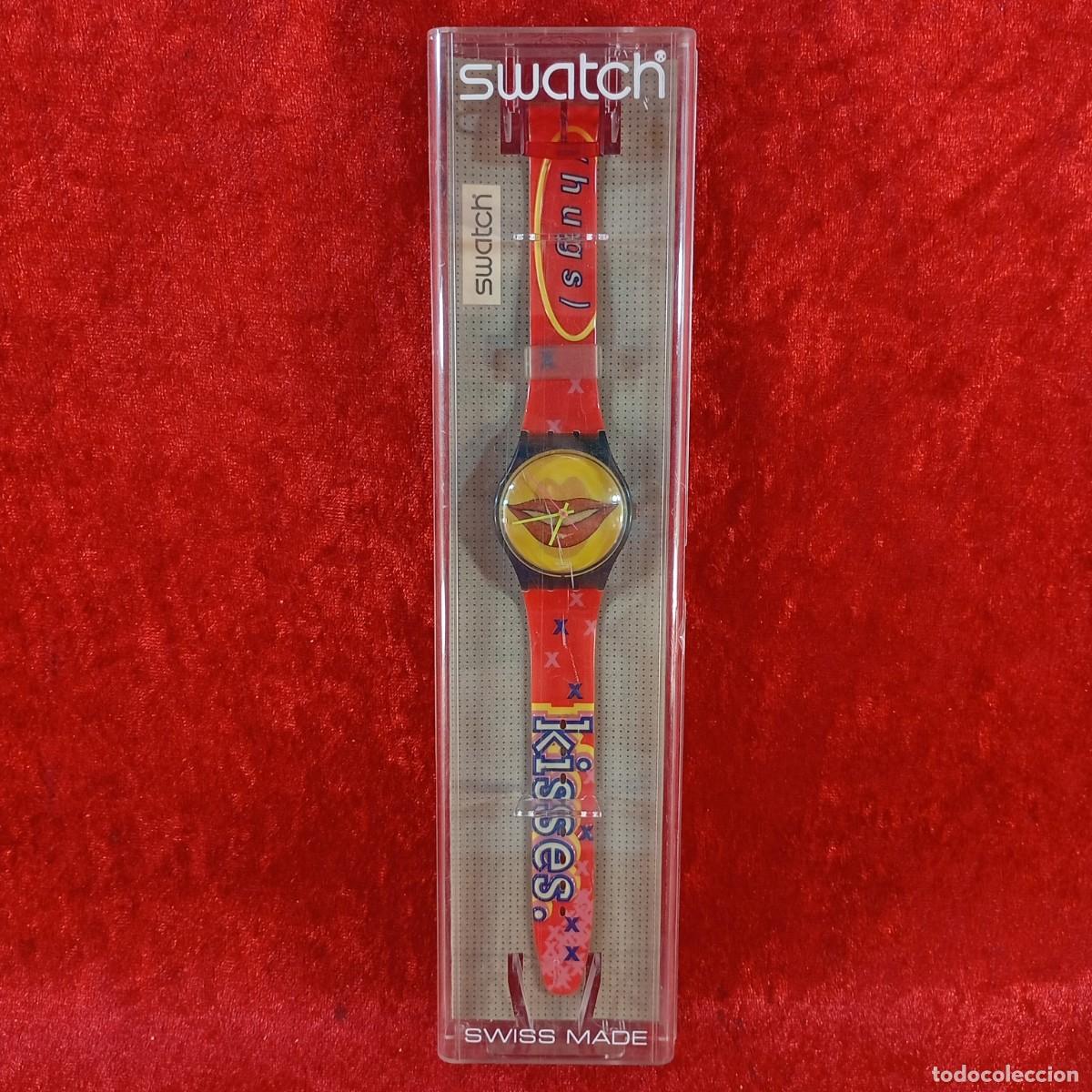 Relojes - Swatch: RELOJ SWATCH - HUGS - KISSES - GN181 - 1999 - HOLOGRAMA - RAR&Iacute;SIMO EN CAJA ORIGINAL - VINTAGE / 265