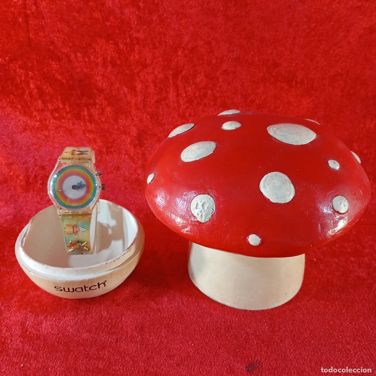 Relojes - Swatch: RELOJ SWATCH - GNOMANIA - MUSHROOM - 1997 - GNOMOS - GZ901 - VINTAGE / 272