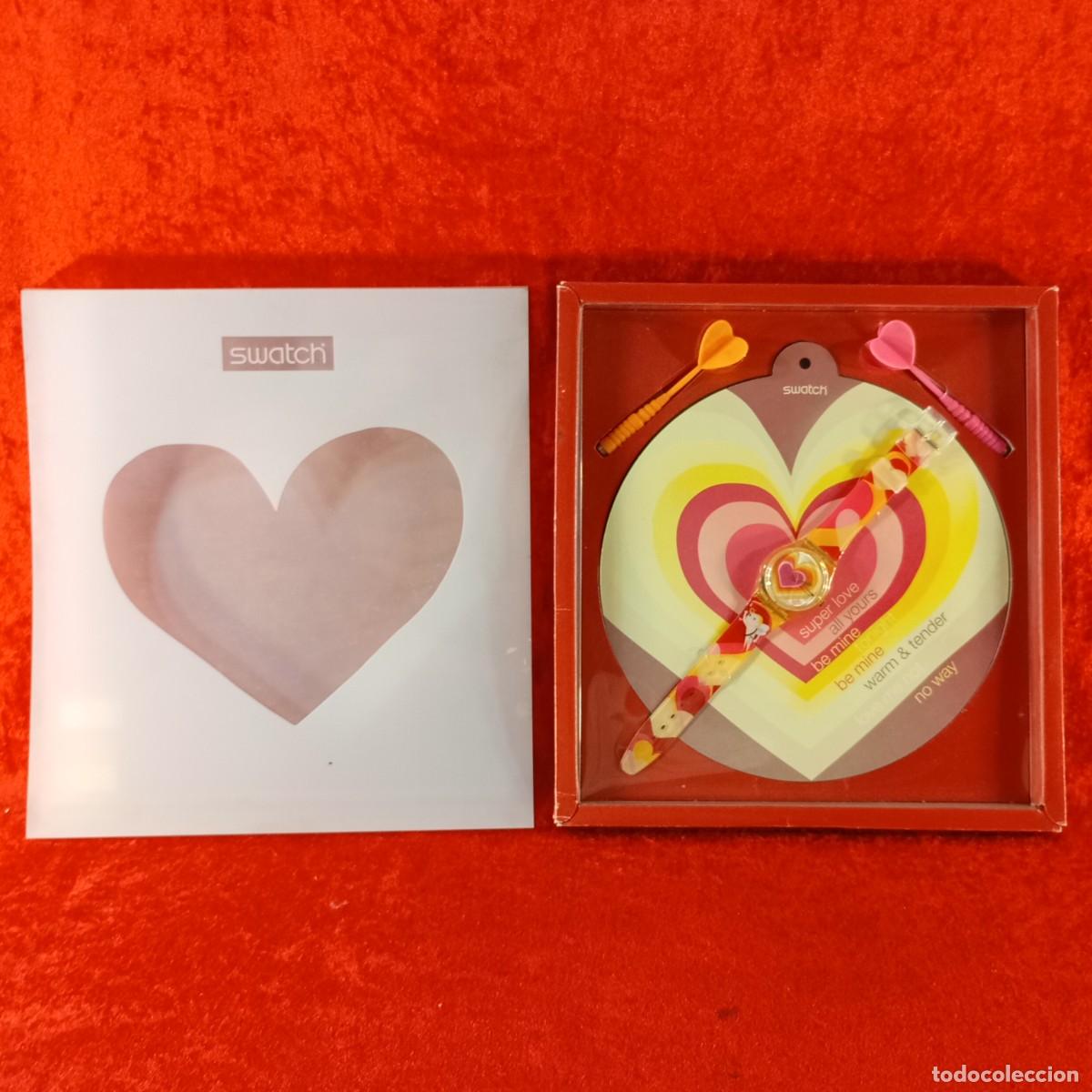 Relojes - Swatch: RELOJ SWATCH - AIMING FOT YOUR HEART - GE107 - VALENTINES DAY - RAR&Iacute;SIMO - VINTAGE / 275