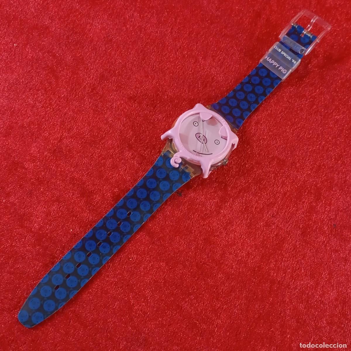 Relojes - Swatch: RELOJ SWATCH - HAPPY PIG - 1998 - GZ155 - CLUB SPECIAL 1998 - VINTAGE / 282