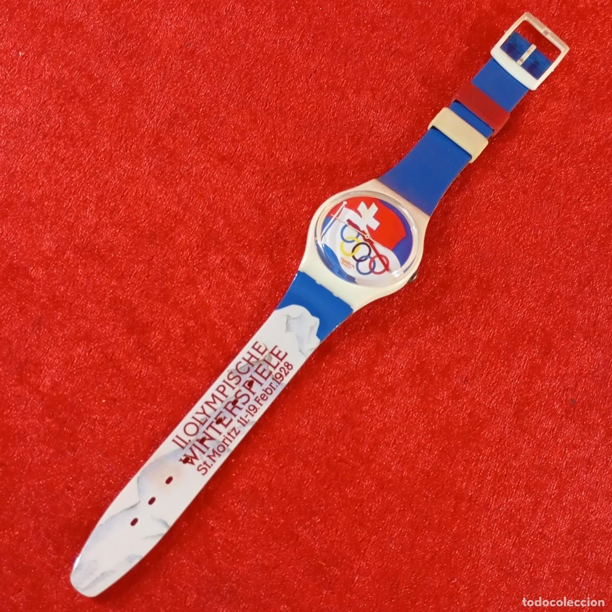 Relojes - Swatch: RELOJ SWATCH - GZ134 - ST. MORITZ 1928 - WINTER OLYMPICS - JUEGOS OLIMPICOS INVIERNO - VINTAGE / 284