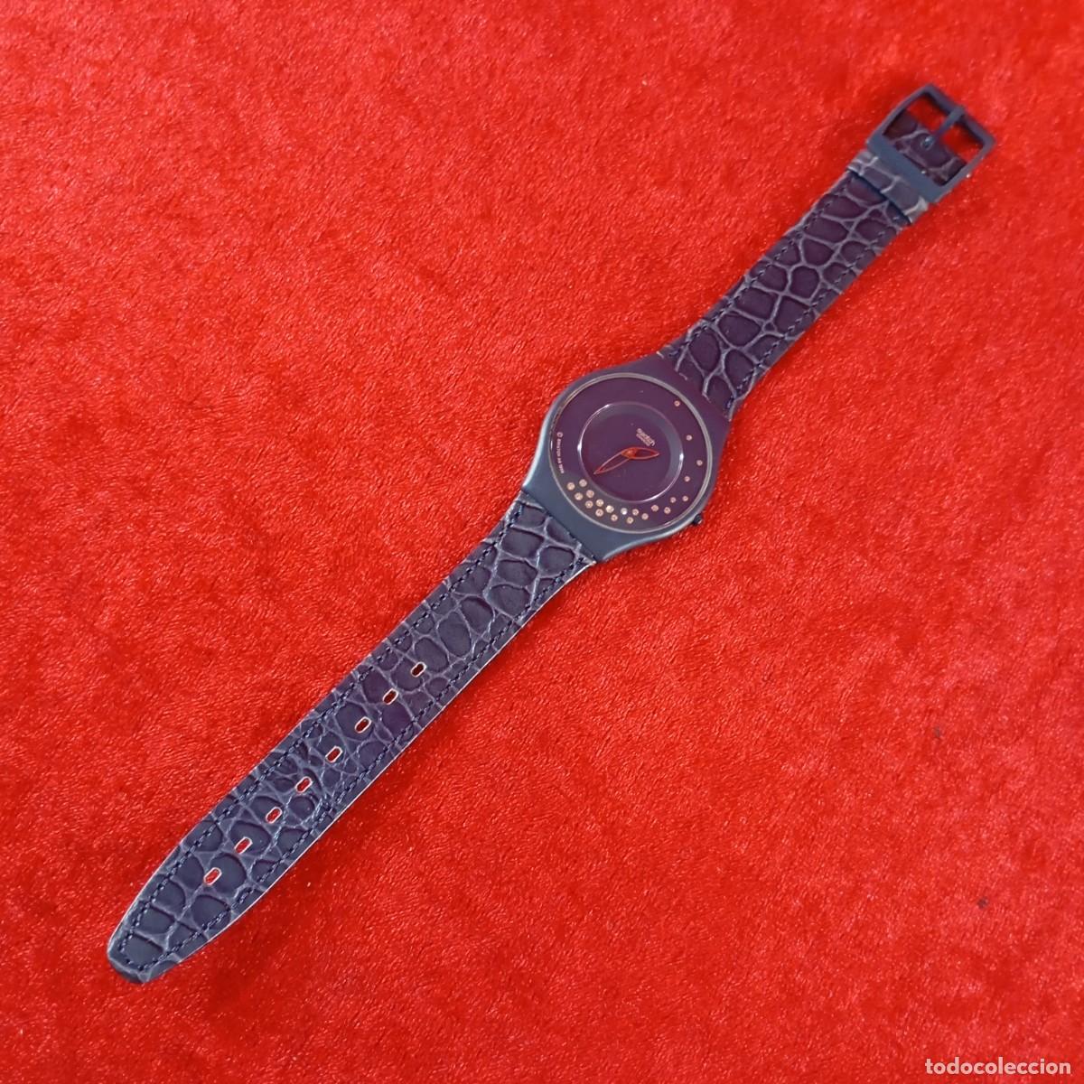 Relojes - Swatch: RELOJ SWATCH - SKIN - LA NUIT &Eacute;TOIL&Eacute;E - LA NOCHE ESTRELLADA - 1998 - 24 DIAMANTES - VINTAGE / 317