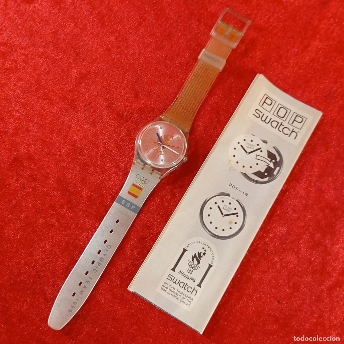 Relojes - Swatch: RELOJ SWATCH - ATLANTA 1996 - OLYMPIC TEAM - ESP - ESPA&Ntilde;A - RARO - VINTAGE / 319