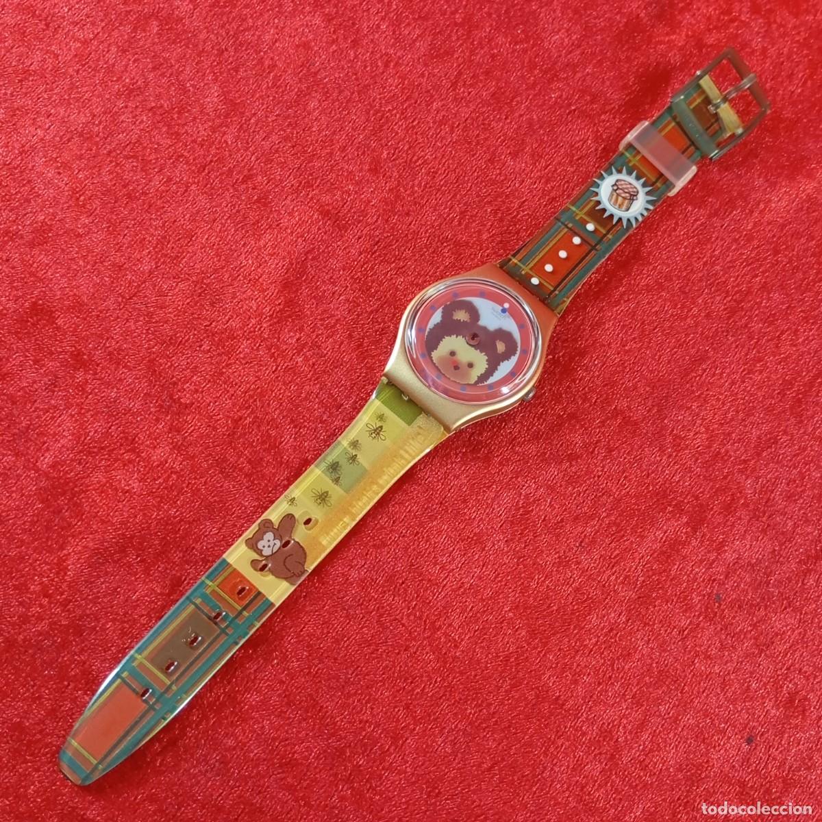 Relojes - Swatch: RELOJ SWATCH - SWEET TEDDY - 1998 - GJ121 - OSITO DE PELUCHE - VINTAGE / 323