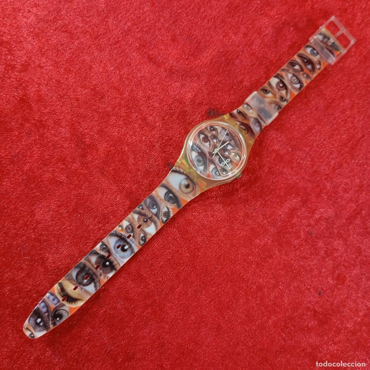 Relojes - Swatch: RELOJ SWATCH - EYE EYE AIE - GK411 - 1998 - OJOS IMPRESOS - VINTAGE / 329