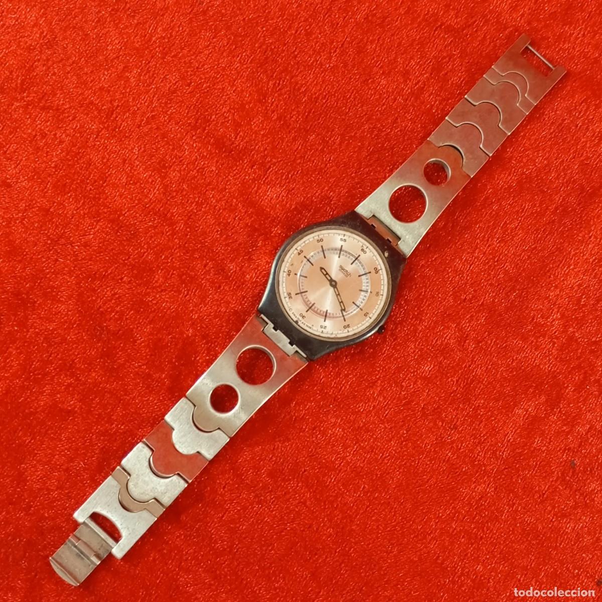 Relojes - Swatch: RELOJ SWATCH - SKIN PLASTULARIO - SFB106G - 1999 - ESLABONES PERDORADOS - RARO - VINTAGE / 338