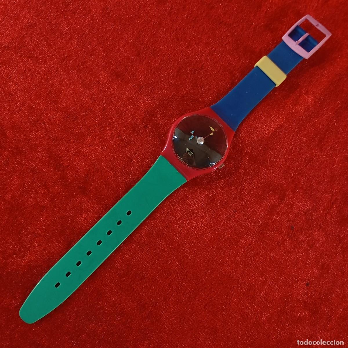 Relojes - Swatch: RELOJ SWATCH - CRYSTAL SURPRISE - GENT SPECIAL - GZ129 - 1994 - CRISTAL GIRATORIO - VINTAGE / 340