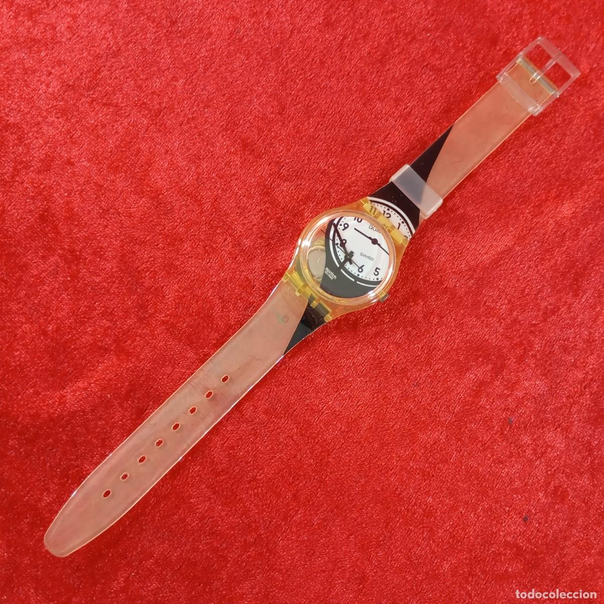 Relojes - Swatch: RELOJ SWATCH - GENT SIDE - GK252 - 1997 - CORREA TRANSPARENTE - VINTAGE / 341