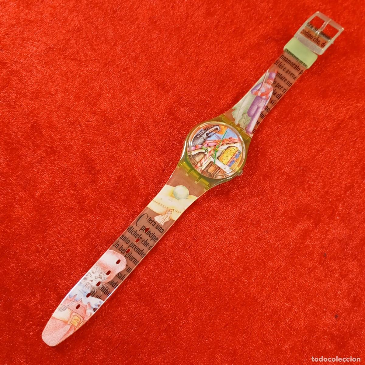 Relojes - Swatch: RELOJ SWATCH - LE CHAT BOTT&Eacute; - GG123 - 1993 - EL GATO CON BOTAS - VINTAGE / 346