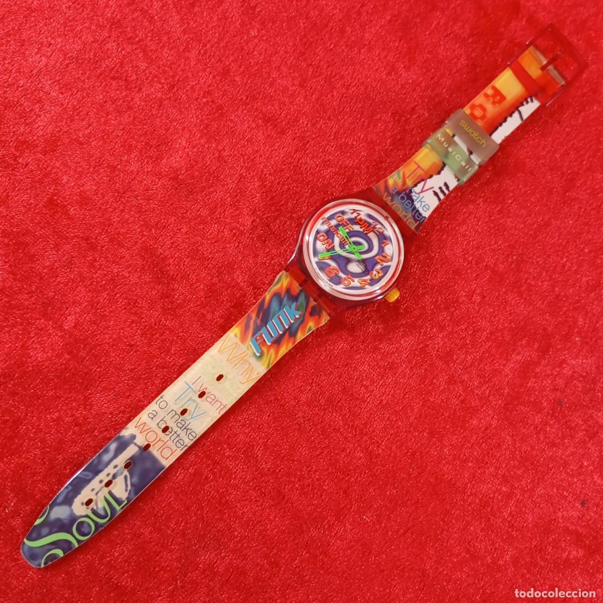 Relojes - Swatch: RELOJ SWATCH - PAULO MENDOCA - 11 PM - MUSICALL - SLZ103 - 1995 - VINTAGE / 355