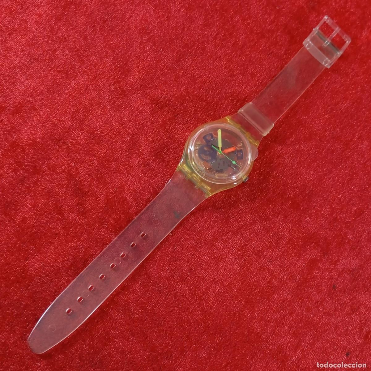 Relojes - Swatch: RELOJ SWATCH - JELLY PIANO - GZ159 - 1999 - CAJA Y CORREA TRANSPARENTES - VINTAGE / 368