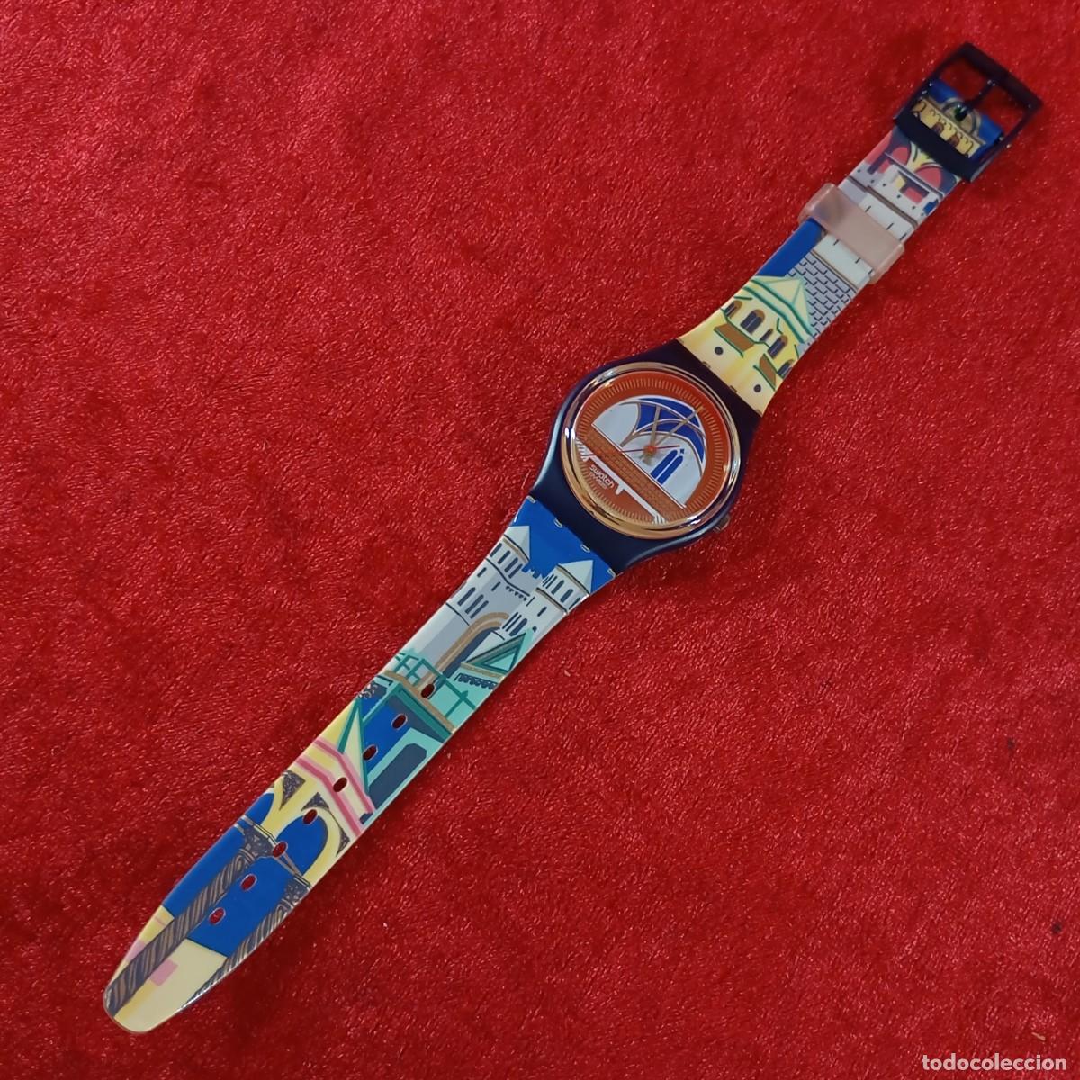 Relojes - Swatch: RELOJ SWATCH - BACK STAGE - GN120 - 1992 - DISE&Ntilde;O CIUDAD URBANA - VINTAGE / 375