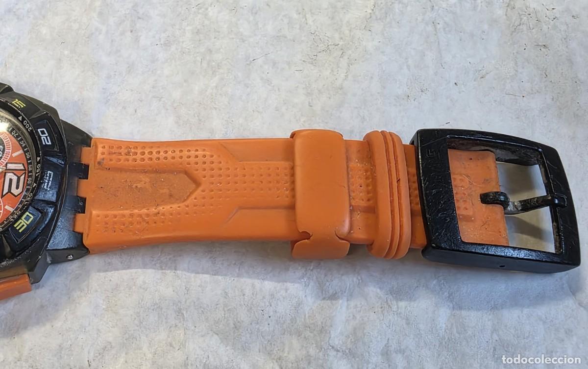 Relojes - Swatch: Reloj marca swatch, naranja y negro - Foto 4
