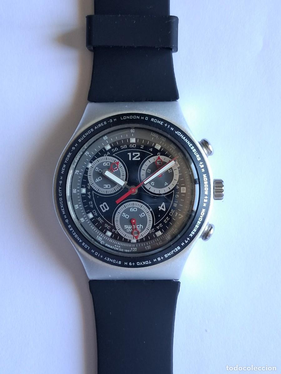 Relojes - Swatch: Reloj Swatch CRONO con correa de silicona - Foto 1