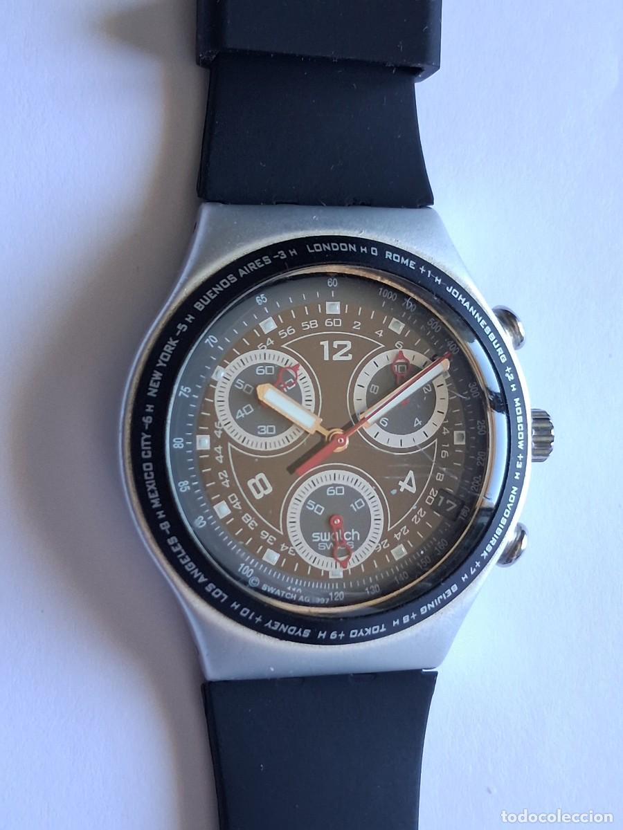 Relojes - Swatch: Reloj Swatch CRONO con correa de silicona - Foto 3