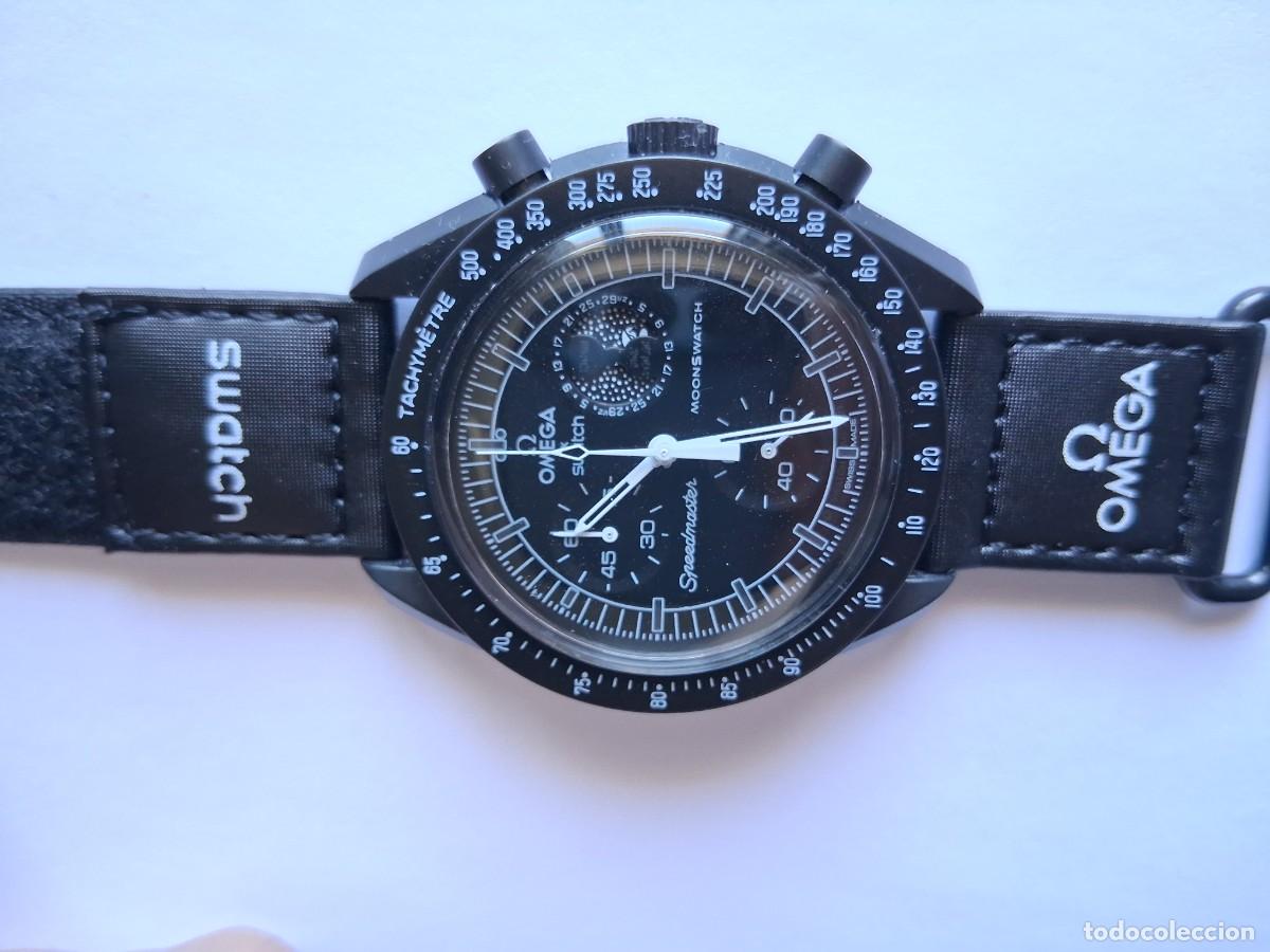 Relojes - Swatch: Reloj Swatch Moonswatch Omega Negro