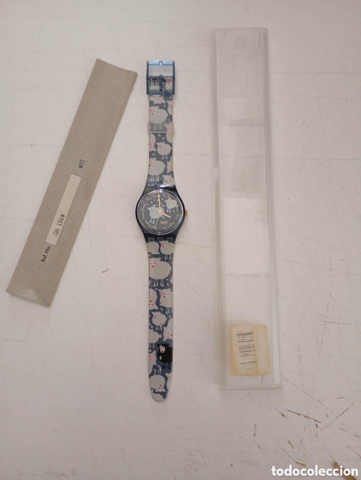 Relojes - Swatch: RELOJ SWATCH BLACK SHEEP VINTAGE EN SU CAJA - SIN USAR