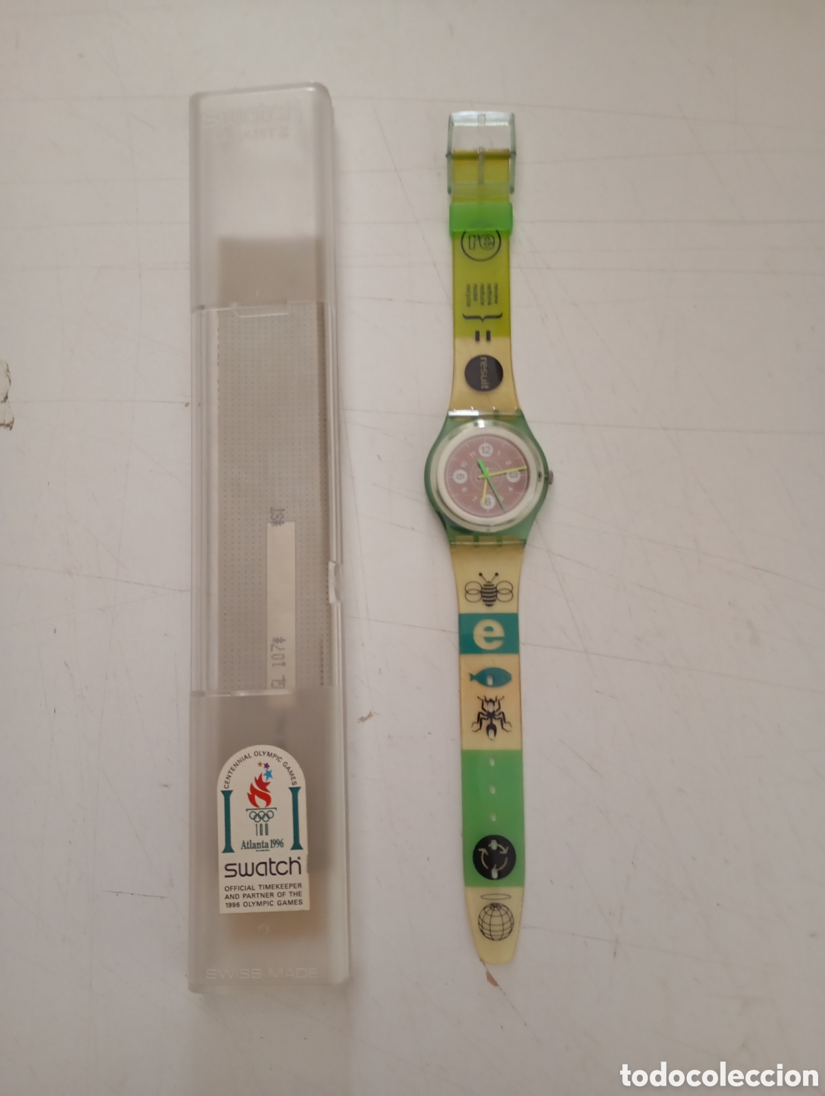 Relojes - Swatch: RELOJ SWATCH GL107 &rdquo;SWEET BABY&rdquo; VINTAGE EN SU CAJA - SIN USAR Y FUNCIONANDO