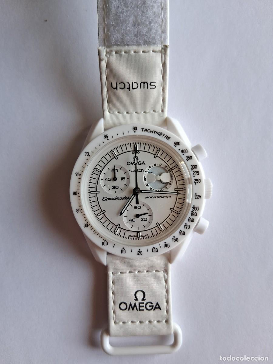 Relojes - Swatch: RELOJ SWATCH MOONSWATCH OMEGA BLANCO