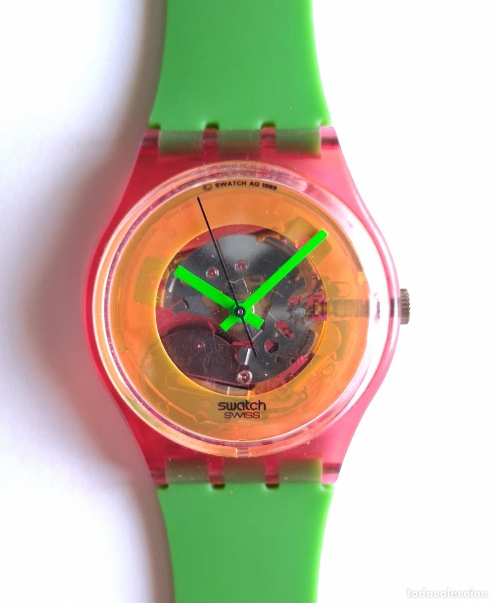 Relojes - Swatch: Reloj Swatch Mango Dream con correa verde silicona