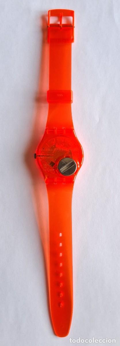 Relojes - Swatch: Reloj Swatch Ne&oacute;n Rojo Transparente - Foto 7