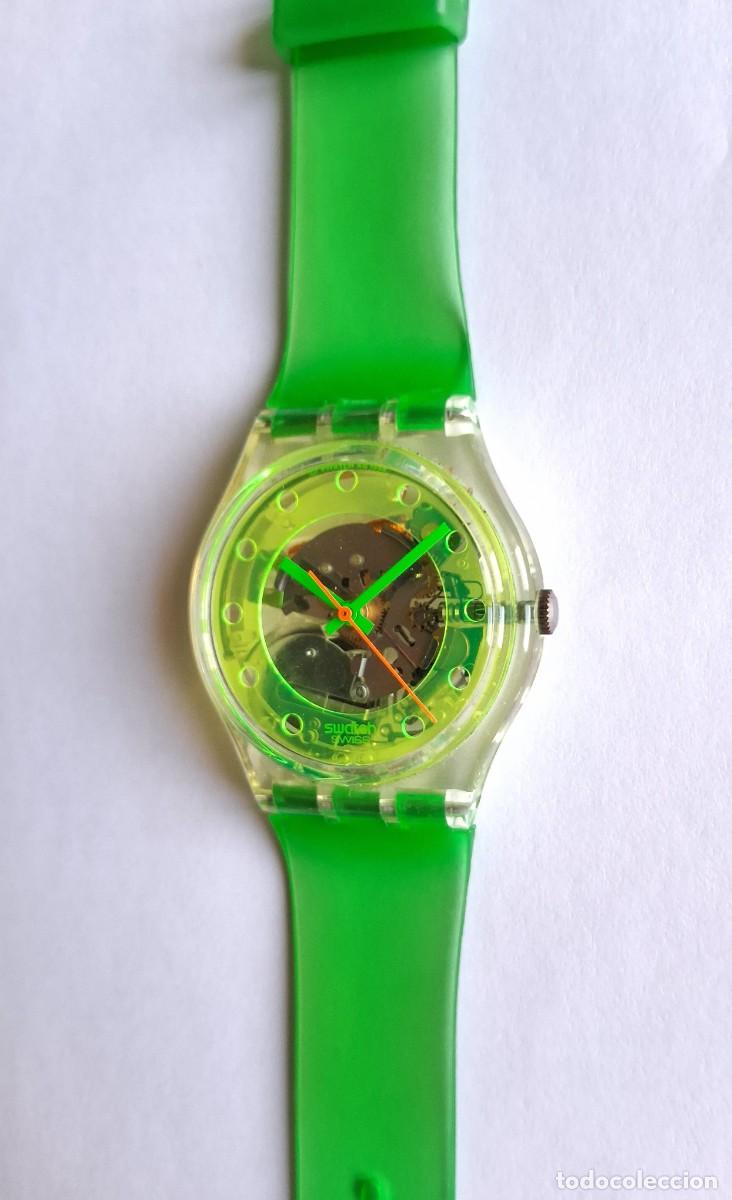 Relojes - Swatch: Reloj Swatch Bermudas Verde Ne&oacute;n - Foto 5