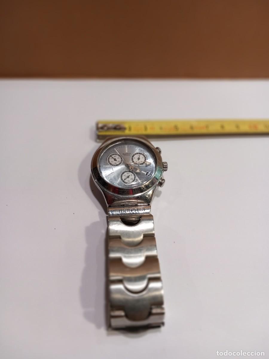 Relojes - Swatch: SWATCH RELOJ CRONO CON SU CORREA ORIGINAL (G) - Foto 1